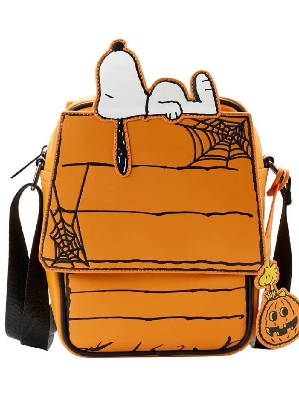 Loungefly Peanuts Great Pumpkin Snoopy Doghouse Crossbody Bag
